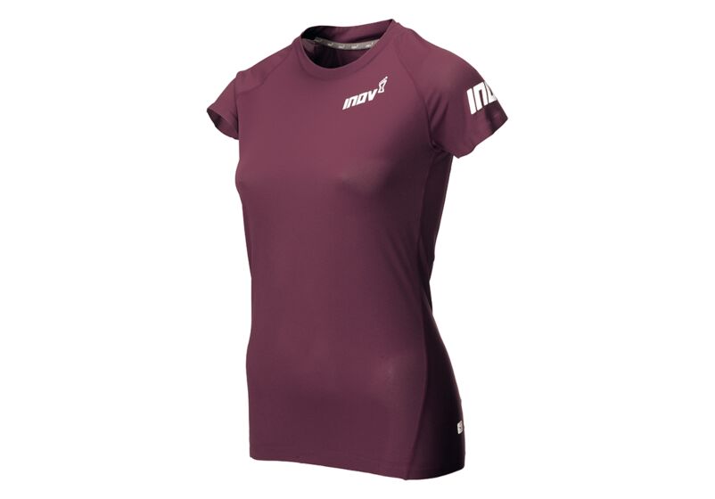 Inov-8 Base Elite Short Sleeve Women's Base Layer Purple UK 052389CZX